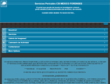 Tablet Screenshot of csimexicoforenses.com